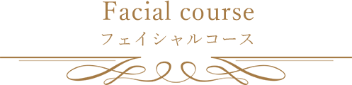 Facial course フェイシャルコース